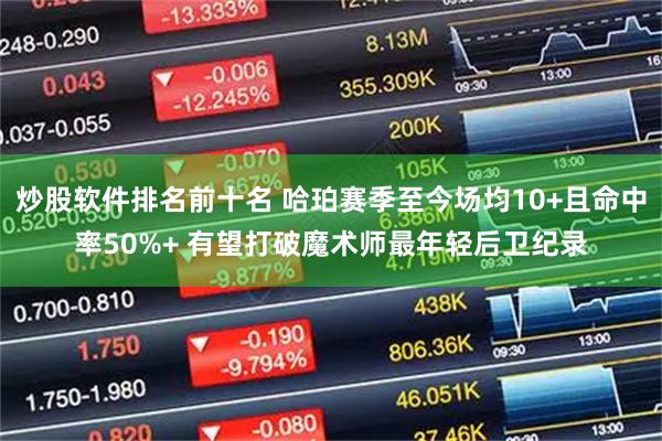 炒股软件排名前十名 哈珀赛季至今场均10+且命中率50%+ 有望打破魔术师最年轻后卫纪录